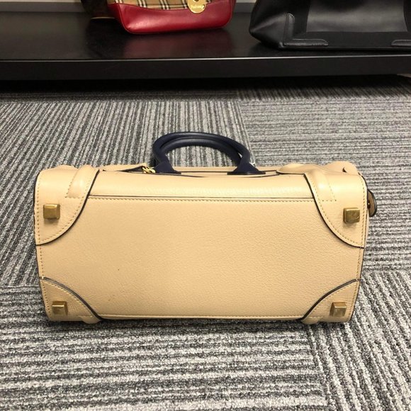 Celine Bicolor Luggage Bag Leather Micro - Picture 5 of 12